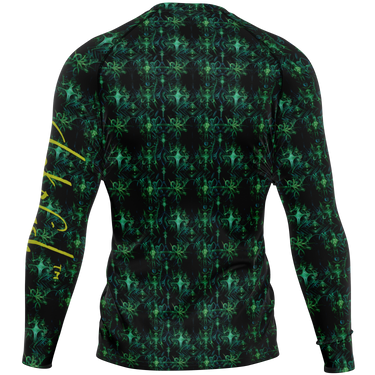 Chokefish™ Long Sleeve Rashguard Cannabis Men's Shirt-012
